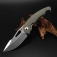 N� Artisan Cutlery Xcellerator OD Green Micarta 1860P-ODG