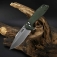 N CJRB Cutlery Riff Green Micarta J1928-MGN