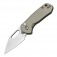 N CJRB Cutlery Mini Pyrite Green Aluminium J1933-GN