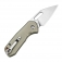 N CJRB Cutlery Mini Pyrite Green Aluminium J1933-GN