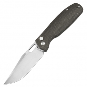 N� CJRB Cutlery Prado OD Green Micarta J1936B-ODG