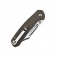 N� CJRB Cutlery Bowie Pyrite OD Green Micarta J1942-ODG
