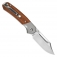 N� CJRB Cutlery Bowie Pyrite Wood J1942-RW