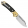N� CJRB Cutlery Bowie Pyrite Brass + Wood J1942SJ-BREB