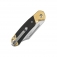 N� CJRB Cutlery Bowie Pyrite Brass + Wood J1942SJ-BREB