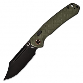 N� CJRB Cutlery Bowie Pyrite Green G10 J1942X-BGN