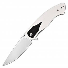 N� CJRB Cutlery Rodayo White-Black G10 J1972-WBK