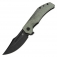 N� Kansept Knives Tenable Orion Green Micarta B1089A3