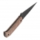 N� Kansept Knives Tenable ToothPik Brown Micarta G020A2