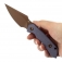 N� Kansept Knives Fenrir Purple Micarta G3034A5