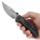 N� Kansept Knives Orion Damascus Blackwash Titanium K1089A3