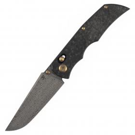 N� Kansept Knives SIF Damascus Carbon Fiber K1100V4