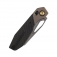 N� Kansept Knives QTRO Bronze Titanium + Carbon Fiber K1118VH2