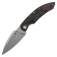 N� Kansept Knives Falk Rag Burl Canvas Micarta K1142A4