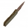 N� Kansept Knives Nettle Olive Green Diamond G10 T1103A4
