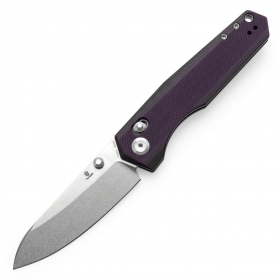 N� Kansept Knives Tenable Beaver Purple-Black G10 T1105V1