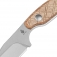 N� Kizer Muskrat Brown Micarta 1064C1