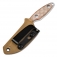 N� Kizer Muskrat Brown Micarta 1064C1
