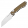 N� Kizer Wharning Brown Norplex UltreX Micarta Ki3738A1