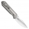 N� Kizer Harpoon Fold Titanium + Norplex Micarta Ki4784A2