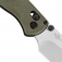 N� Kizer Vanguard Drop Bear 2 Green Micarta V3619.2KC1