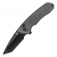 N� Kizer Vanguard Mad Tanto Micarta Black V4602C1