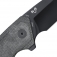 N� Kizer Vanguard Mad Tanto Micarta Black V4602C1