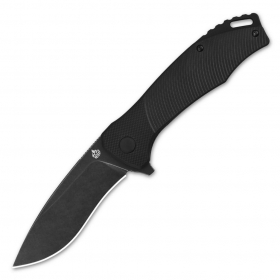 N QSP Knives Raven Black G10 Black Stonewash QS122-C2