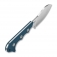 N QSP Knives Neckmuk Blue Micarta QS125-D