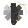 N QSP Knives Canary Dark Brown Micarta QS155-A1