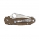 N� Spyderco Para 3 Brown Micarta C223MPCW